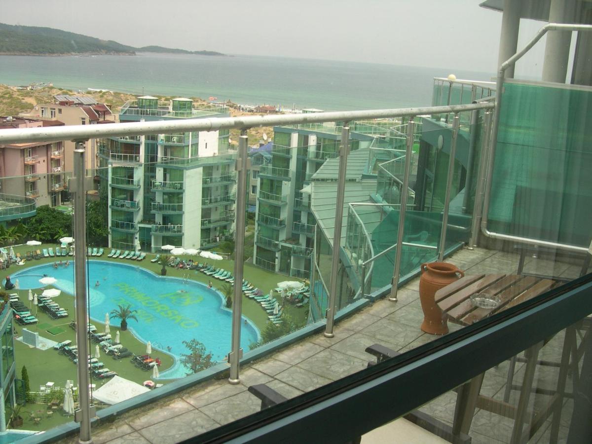 802, Spacy Apm With Sea View. Primorsko Bagian luar foto