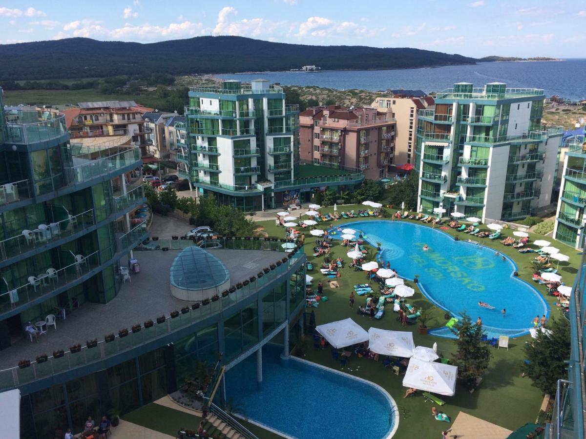 802, Spacy Apm With Sea View. Primorsko Bagian luar foto