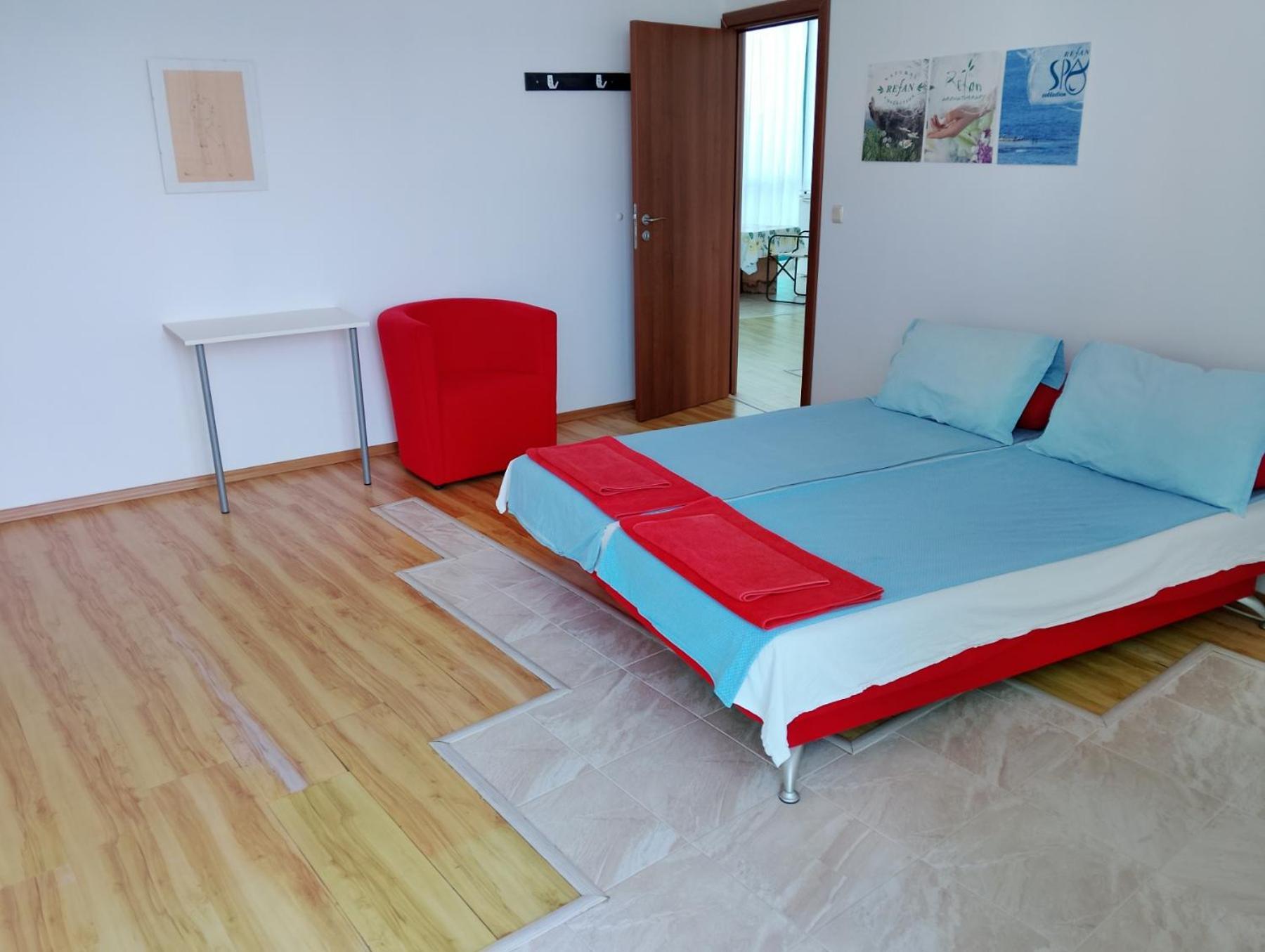 802, Spacy Apm With Sea View. Primorsko Bagian luar foto